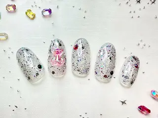 ネイル ネイルPetit Ribbonのネイルデザイン