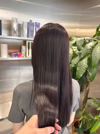 ロング カラー 冬っぽカラー/ マツエク/ゆきなのマツエク・マツパデザイン