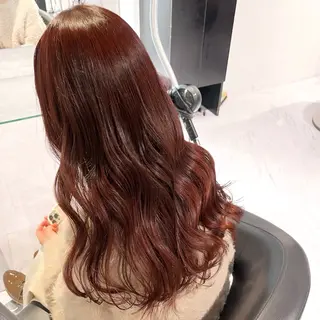 ロング カラー ヘアアレンジ 🫧うる艶トレンド 🫧透明感カラーのヘアスタイル
