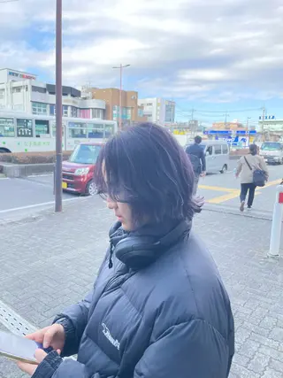 ミディアム カラー 🎀ゆい🎀 うるつやヘア🎀のヘアスタイル