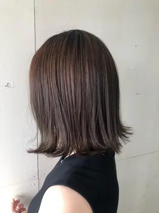 ミディアム カラー かわさき ともやのヘアスタイル