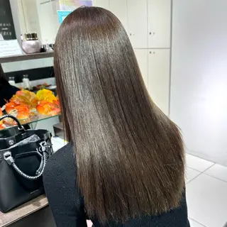 ロング カラー ヘアアレンジ ブリーチなしカラー /ベージュ/安形翔のヘアスタイル