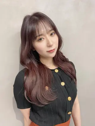 ロング 23°NADAUN所属・岐阜1番韓国ヘア/ 星羅/23°のヘアスタイル