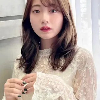 ミディアム route 【ルート】所属・髪質改善/堀江 ケアカラーtoshiのヘアスタイル