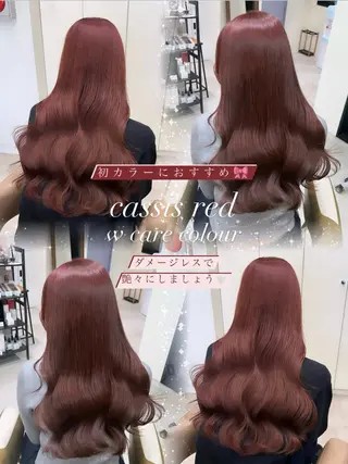 ロング カラー ブリーチなしWカラー 🎀韓国ヘア/amiのヘアスタイル