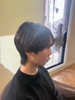ショート メンズ 溝口 槙里也のヘアスタイル
