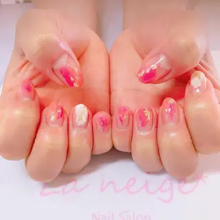 ネイル La neige* yuki 🥯🍑のネイルデザイン