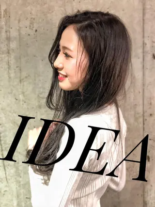 ロング カラー 韓国レイヤー/ミルク ティー🟤高橋　暖のヘアスタイル