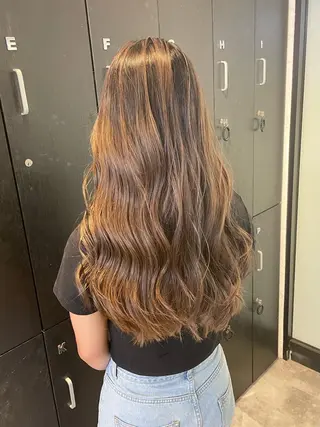 ロング カラー 水戸/ブリーチカラー ♠️♠️會澤遼真のヘアスタイル