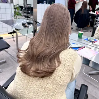 ロング カラー ヘアアレンジ ブリーチカラー💫 Miku🫶🏻のヘアスタイル