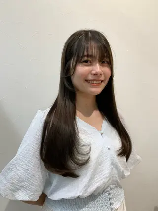 ロング 髪質改善×艶カラー Haruのヘアスタイル