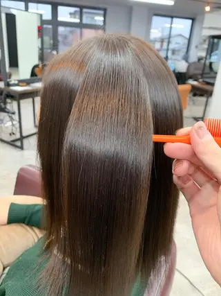 セミロング 🥇近藤 恭輔🥇 Recharme新保のヘアスタイル