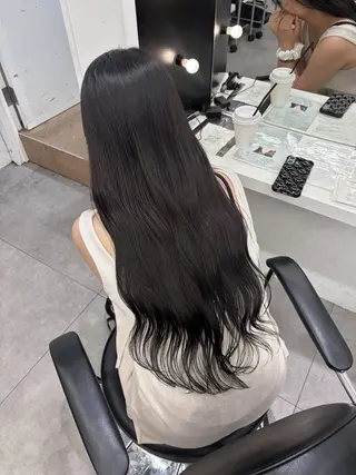 ロング カラー グレージュ🐰透明感 カラー🫧akihoのヘアスタイル