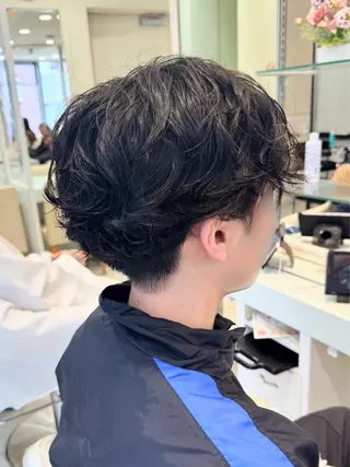 パーマ メンズ 【𝐀𝐬𝐡-池袋 】ひな 🎀💭のヘアスタイル