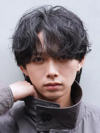 パーマ メンズ 原宿 フェザーパーマ fifth イノウエのヘアスタイル