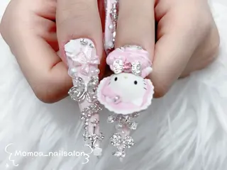 ネイル MoMoA Nail ネイル長さ出し専門店のネイルデザイン