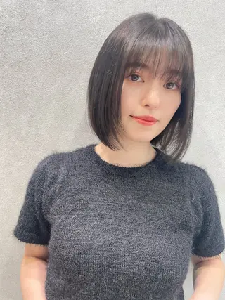 ショート ショート/ボブ/ 白髪ぼかし/しんやのヘアスタイル