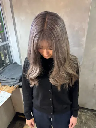 ロング カラー クキノケイカ /暖色カラーのヘアスタイル