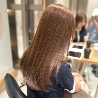 カラー ︎︎🌟韓国艶カラー ︎🌟璃奈 (ﾘﾅ)のヘアスタイル