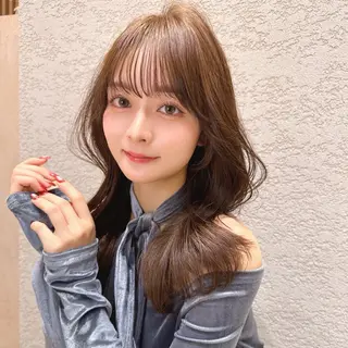 セミロング 棚瀬 寧麻のヘアスタイル