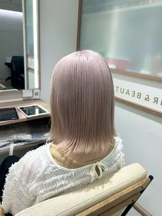 ミディアム 🎀透明感カラー🎀 mikaのヘアスタイル