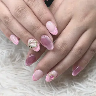 ネイル 🐕‍🦺Yappy 💗A-tanのネイルデザイン