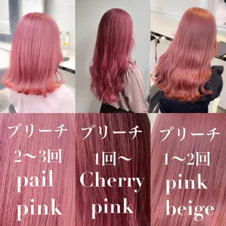ロング カラー ダブルカラー 韓国ヘアKYONのヘアスタイル