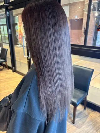 ロング カラー 🎀ワンレンボブ🎀 ワンカラー　あゆみのヘアスタイル