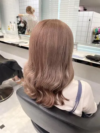 カラー 💕愛され透明感ヘア 💕横浜UNITEDのヘアスタイル