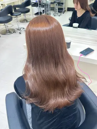 ロング カラー ヘアアレンジ 🎀 yuuka🎀のヘアスタイル