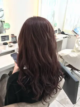 セミロング カラー 山崎俊輔/髪質改善 /バレイヤージュのヘアスタイル