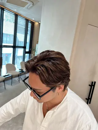 カラー メンズ ✨髪質改善 縮毛矯正 艶髪 立川 コウキ✨のヘアスタイル