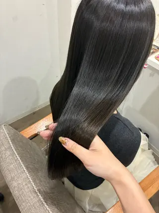 ロング 髪質改善jewelbox 〜私のトリートメント〜 東梅田店所属・髪質改善/ボブ/梅田 runa_ニュアンスのヘアスタイル