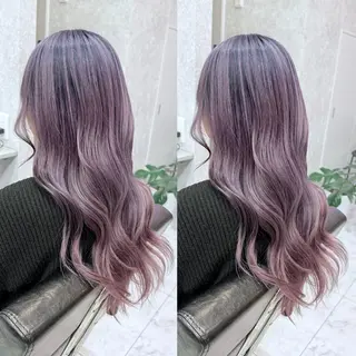 ロング カラー 🌺ハイトーン🌺 矢葺 なぎさ🌺🌺のヘアスタイル