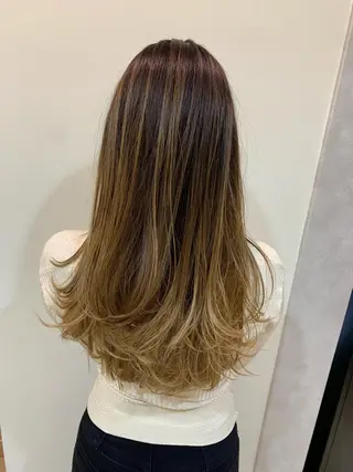 ロング カラー 💎髪質改善/縮毛 💎メンズカット石尾のヘアスタイル