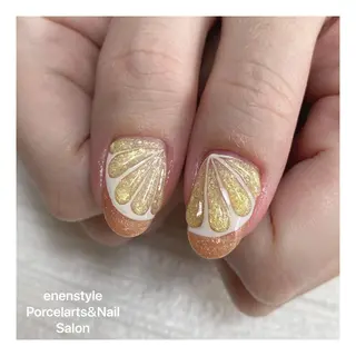 ミディアム ネイル 👑enen style👑のネイルデザイン