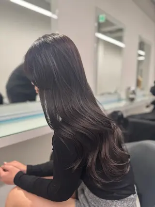 ロング カラー ブリーチなし🤍透明 感カラー🤍しゅうじのヘアスタイル