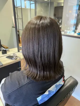 ミディアム 筒井 璃音のヘアスタイル