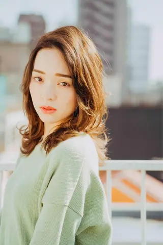 ミディアム カラー パーマ ヘアアレンジ メンズ キッズ ネイル マツエク・マツパ unu hair所属・藤井 仁紀のヘアスタイル