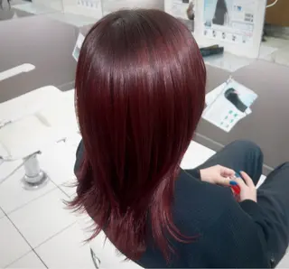 ロング カラー レイヤーカット/ボブ 🪐花木 香菜のヘアスタイル