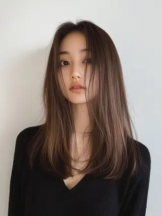 ミディアム 🫧髪質改善/ 艶カラー🫧 りゅうのヘアスタイル