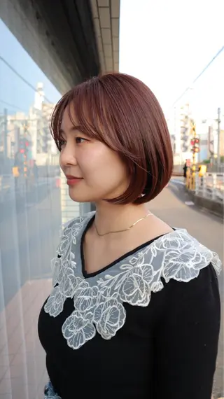 ミディアム 上平 おおかのヘアスタイル