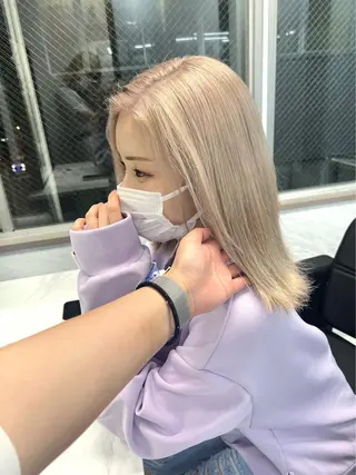 ミディアム Wehlen所属・透明感カラー🌟 keisukeのヘアスタイル