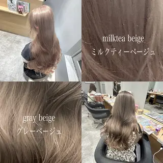 ロング カラー salowin梅田茶屋町suite所属・ハイトーンヘア/ 島崎　タクミのヘアスタイル
