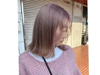 ミディアム カラー 鍵 魁斗のヘアスタイル