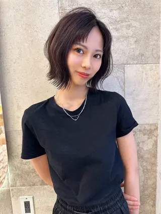 ショート 荻野 峻輔/レイヤー /透明感カラーのヘアスタイル