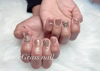 ショート HazeGrass NAILのネイルデザイン