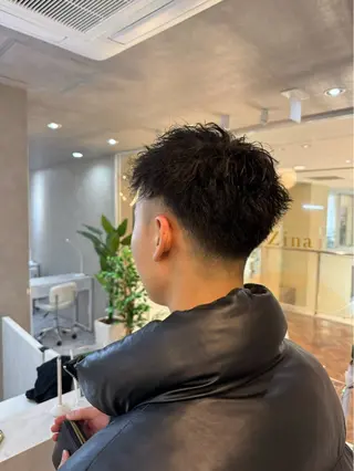 パーマ メンズ Tink　天神店所属・今村賢治/メンズ/ レイヤー✨艶カラーのヘアスタイル