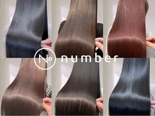 ロング カラー パーマ number大分/ 磯部栞里のヘアスタイル