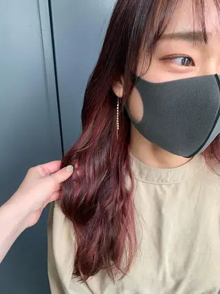 ロング カラー ヘアアレンジ サナ🌱 切りっぱなしボブのヘアスタイル